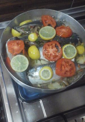 صورة لوصفة سمك تونه سنجاري بالبطاطس