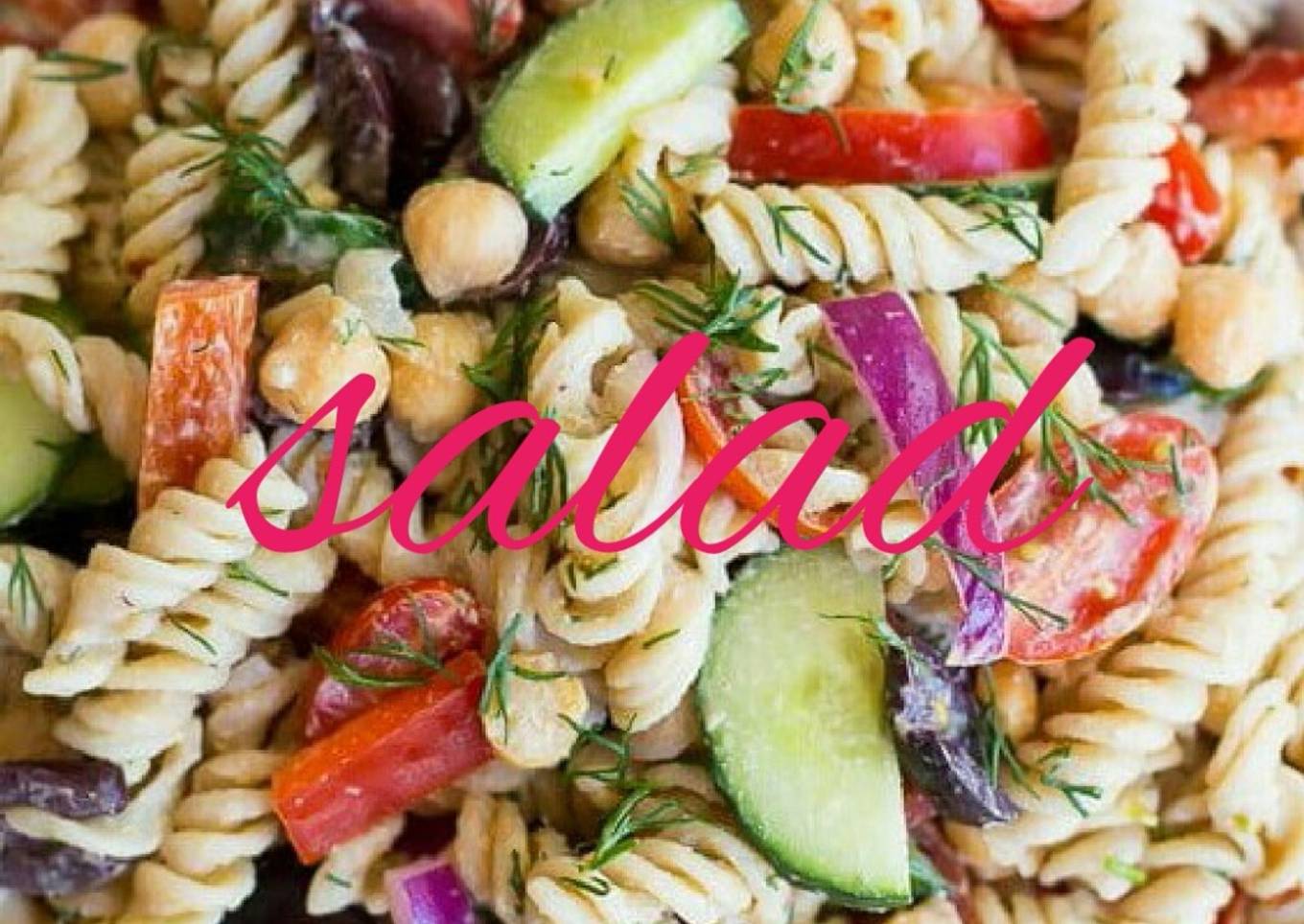 Healthy pasta salad