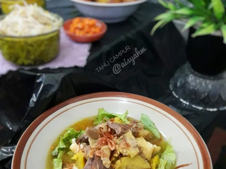 Cara Gampang Membikin Resep Tahu campur Surabaya yang Bisa Manjain Lidah Anti Ribet, Sempurna