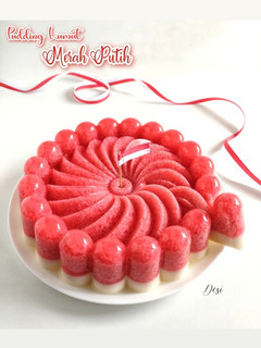 Foto resep Pudding Lumut Merah Putih