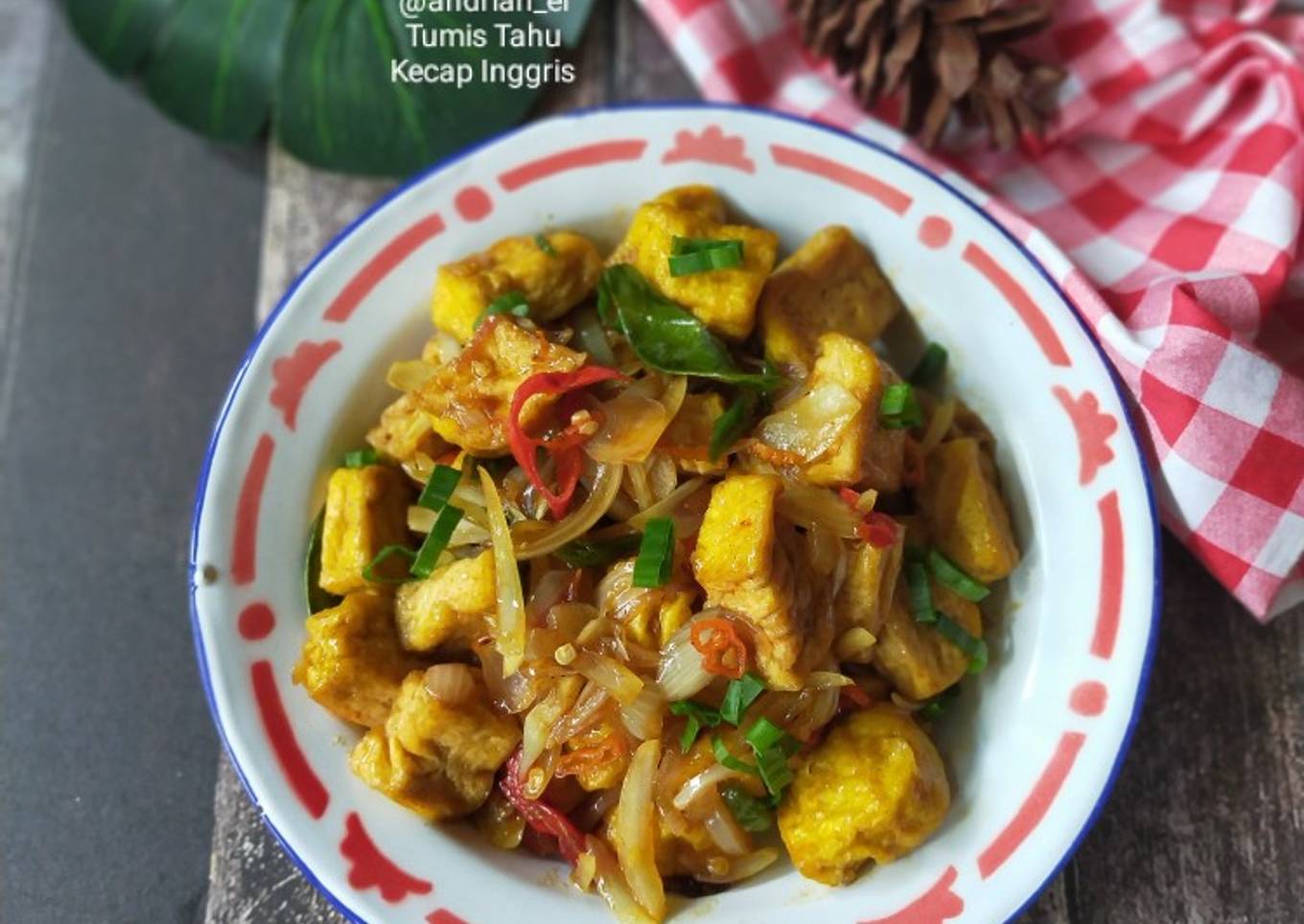 Tumis Tahu Kecap Inggris