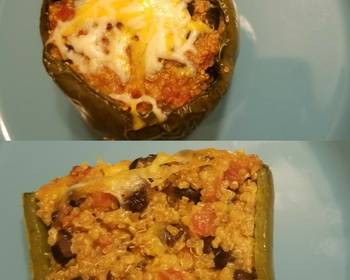 The New Way Serving Recipe Quinoa stuffed peppers Very Delicious