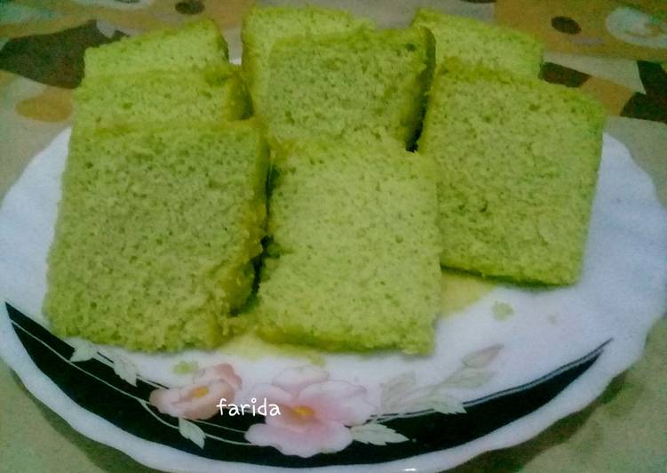 Recipe: Tasty Bolu Pandan Santan Jadoel