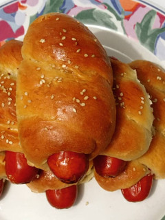 A picture of Sausage Bread Rolls.
