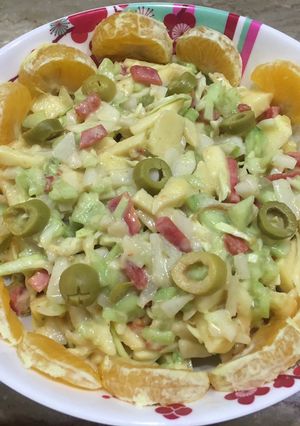 A picture of Vegetable salad.