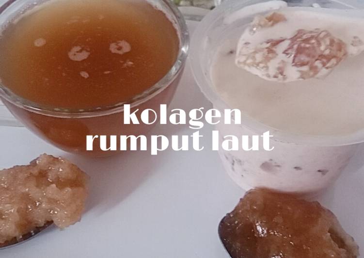 Resep Baru Minuman sehat : es dan wedang jahe Kolegen rumput laut Sedap