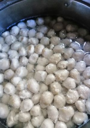 Foto resep Bakso ayam kenyal tanpa pengeyal