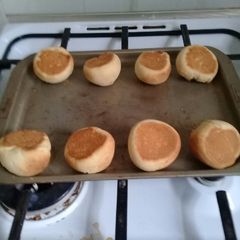 A picture of 40 mins hamburger buns.
