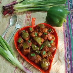 A picture of Soya Chilli (dry).