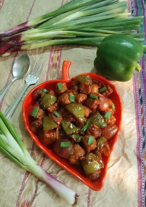 A picture of Soya Chilli (dry).