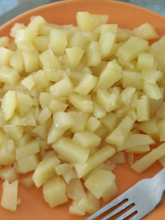 Una foto de Papas al microondas