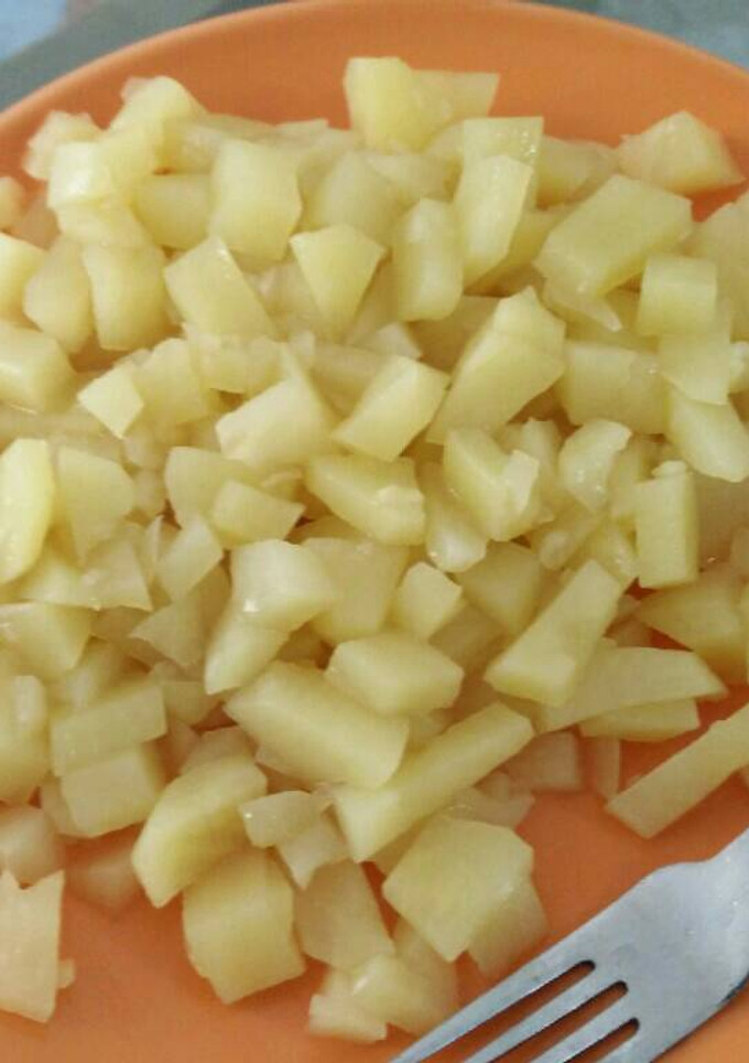 Una foto de Papas al microondas