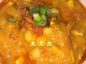 Una foto de locro de choclo