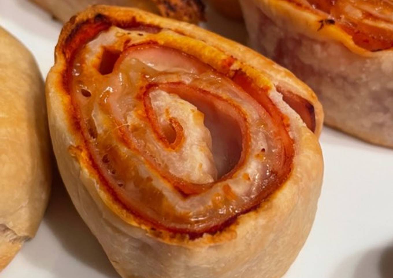Jambon/fromage pizza rolls