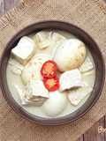 Besengek Tahu dan Telur (dengan bumbu sisa ungkep)