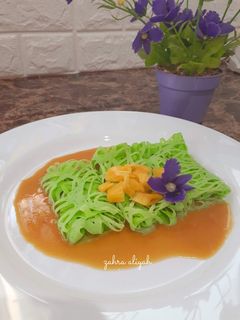 Foto resep Roti jala pandan