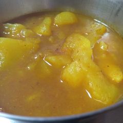 Simple aaloo sabji A picture of Simple aaloo sabji.