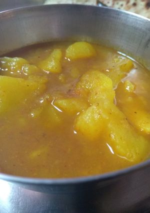 A picture of Simple aaloo sabji.