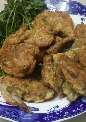 Hình của món Chim cút chiên bột.