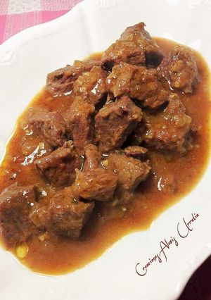 Una foto de Ternera en salsa