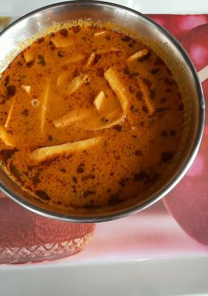A picture of Arbi ki sabji.