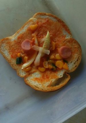 Foto resep Pizza roti tawar 😊 irit 1000an