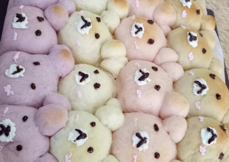 Resep Japanese soft and milk bread cute Anti Gagal