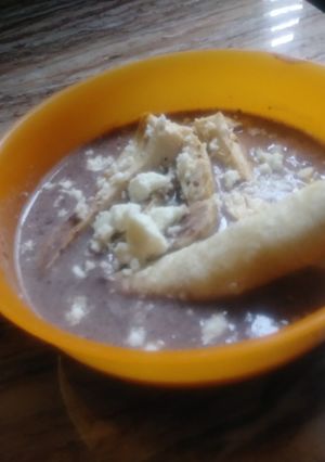 Una foto de Sopa de frijoles