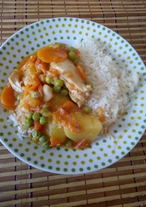 Una foto de Estofado de menudencia de pollo