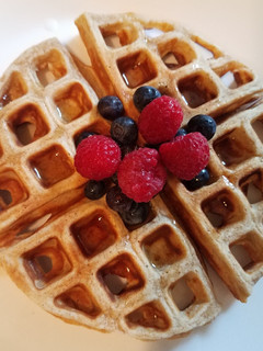 A picture of California Whole Grain Waffles/ Pancakes.