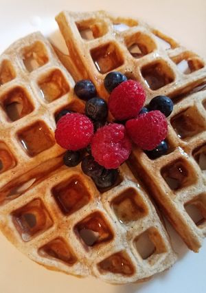 A picture of California Whole Grain Waffles/ Pancakes.