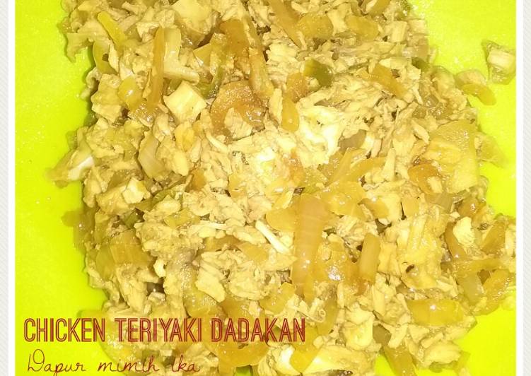 Chicken teriyaki dadakan