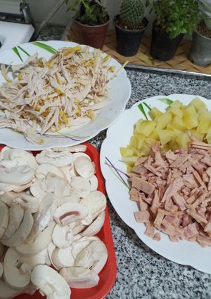 عکسی از دستور ساندویچ مرغ و قارچ