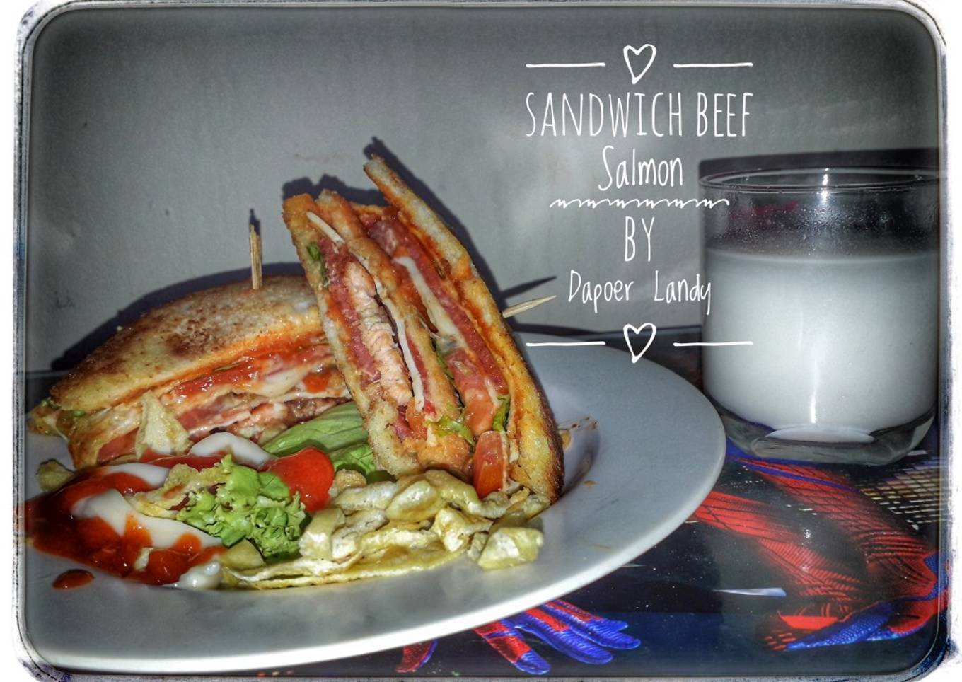 Sandwich Beef Salmon