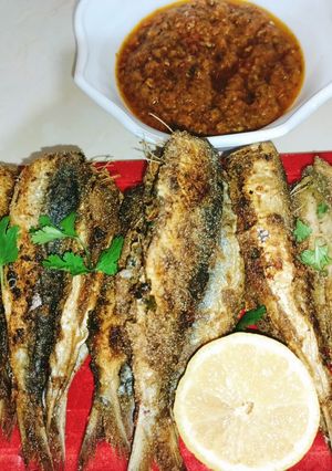 صورة لوصفة سمك مقلي