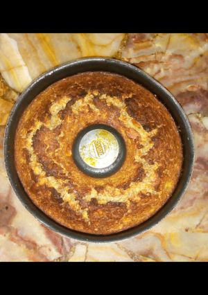 Una foto de Budín de banana y avena