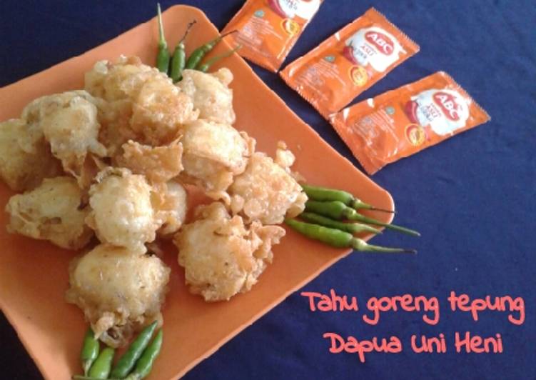 Resep Tahu goreng tepung yang Enak Banget