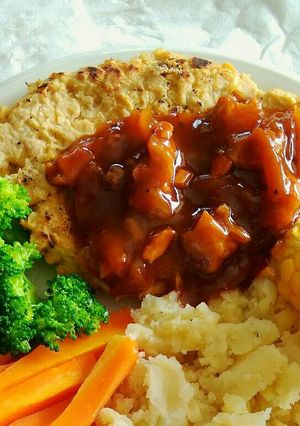 Foto resep Sarapan diet steak tempe ala Mrs Bam