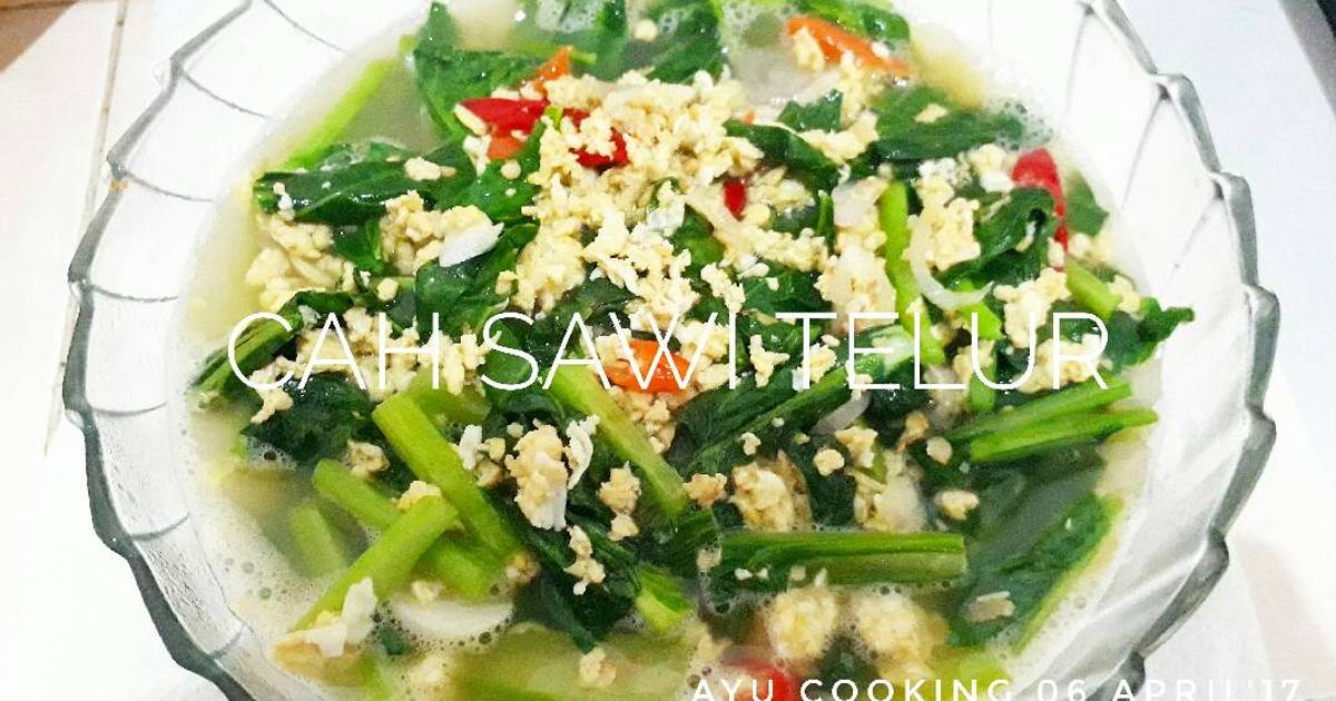 Resep Cah sawi telur oleh Ayu Rizki Lavenia - Cookpad