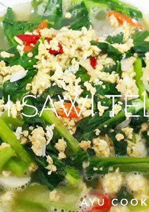 Foto resep Cah sawi telur