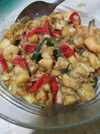 Langkah Mudah untuk Membikin Resep Sambel Goreng Mandai+Udang yang Bisa Manjain Lidah Anti Ribet, Bikin Ngiler