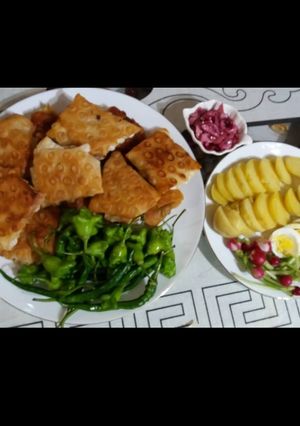 عکسی از دستور سمبوسه و شام تنبلونه