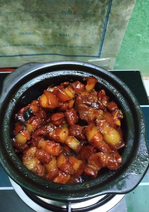 Hình của món Thịt kho tiêu.