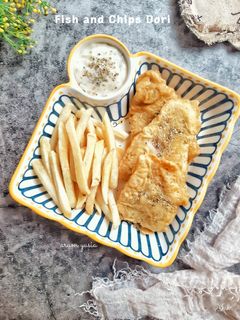 Foto resep Fish and Chips Dori