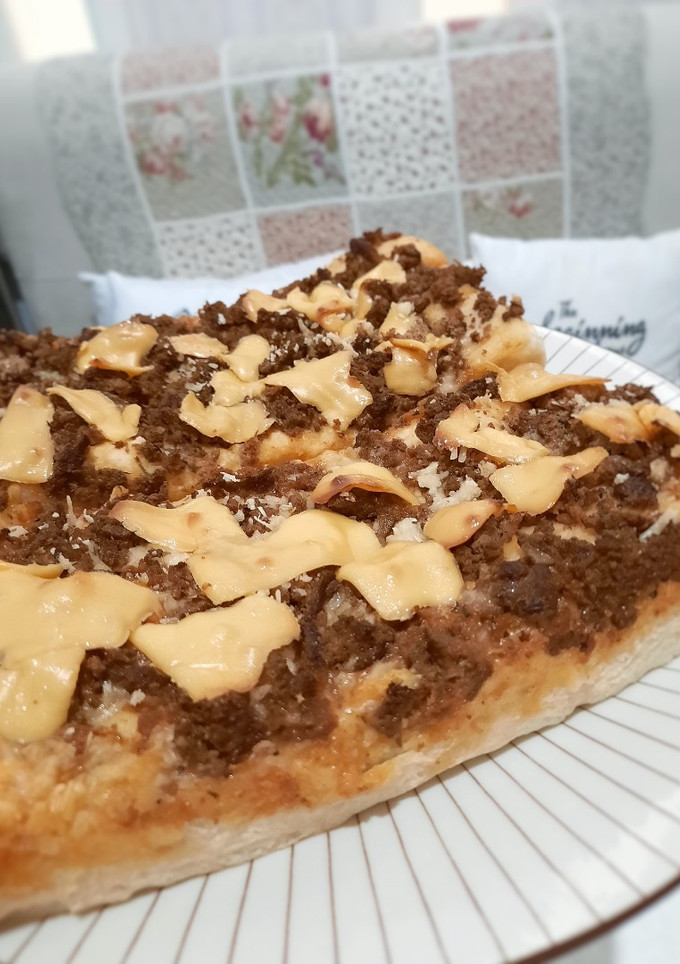 Foto resep Pizza Tebel Gendut Mudah #pizzahomemade from scratch