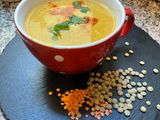 🧄🫚🪔Velouté aux 2 lentilles🥣🏺