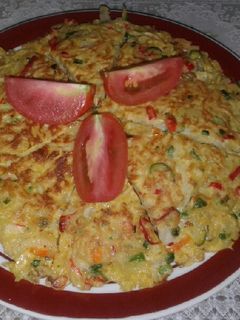 Foto resep Telur Dadar Mie