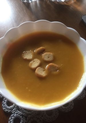Une photo de Soupe au trois légumes