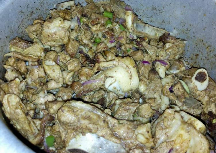 Easiest Way to Make Super Quick Homemade Dry fry mbuzi