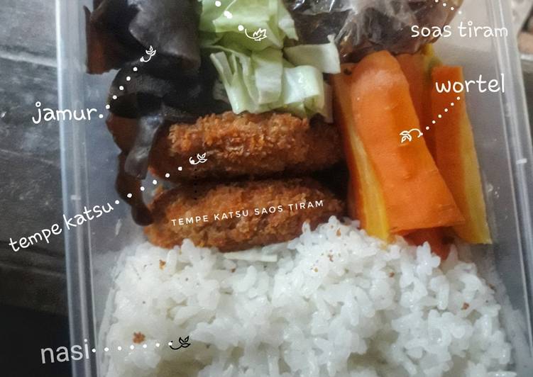 Tempe katsu soas tiram